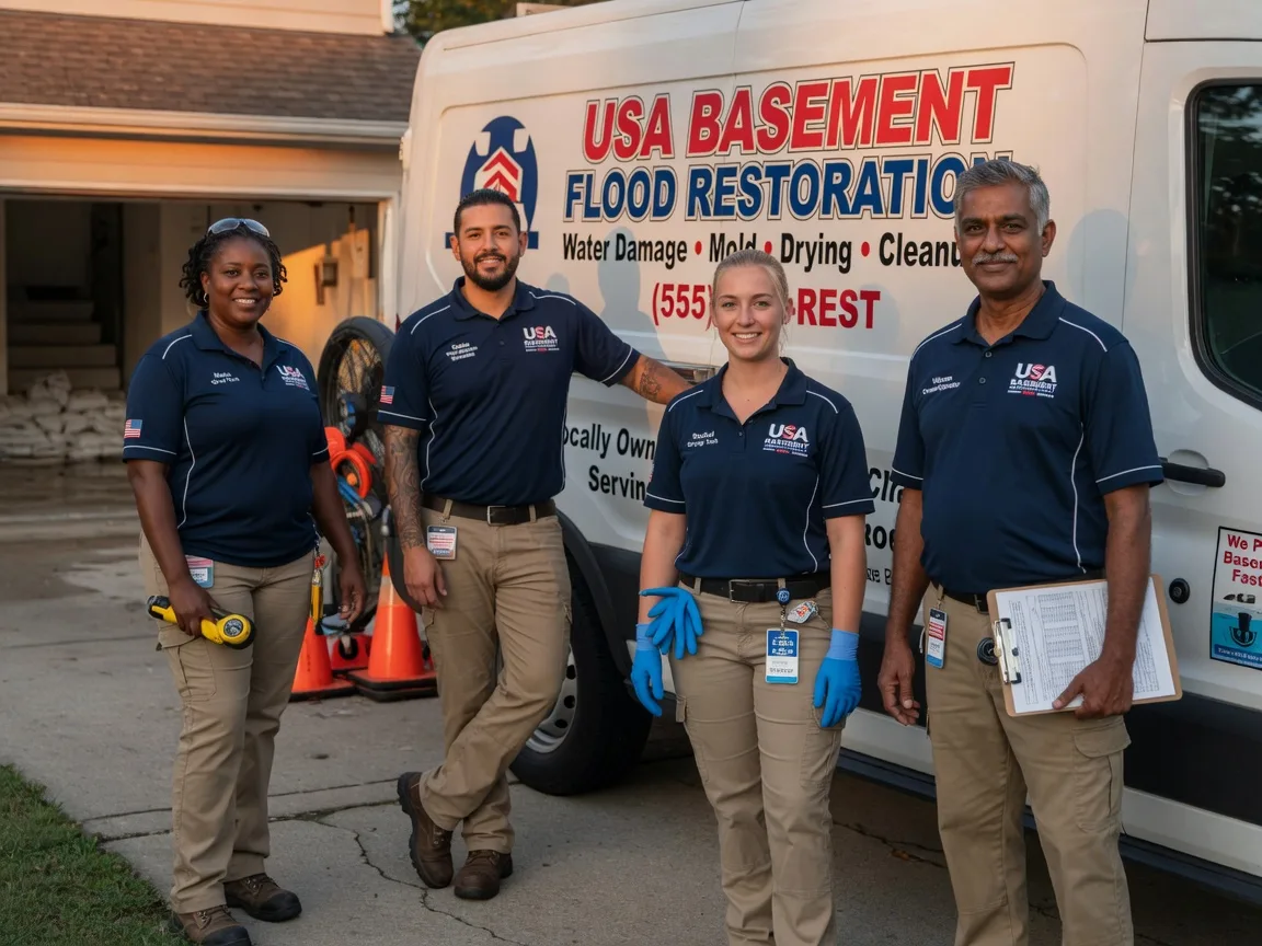 Basement Flood Cleanup company in Ettrick, WI